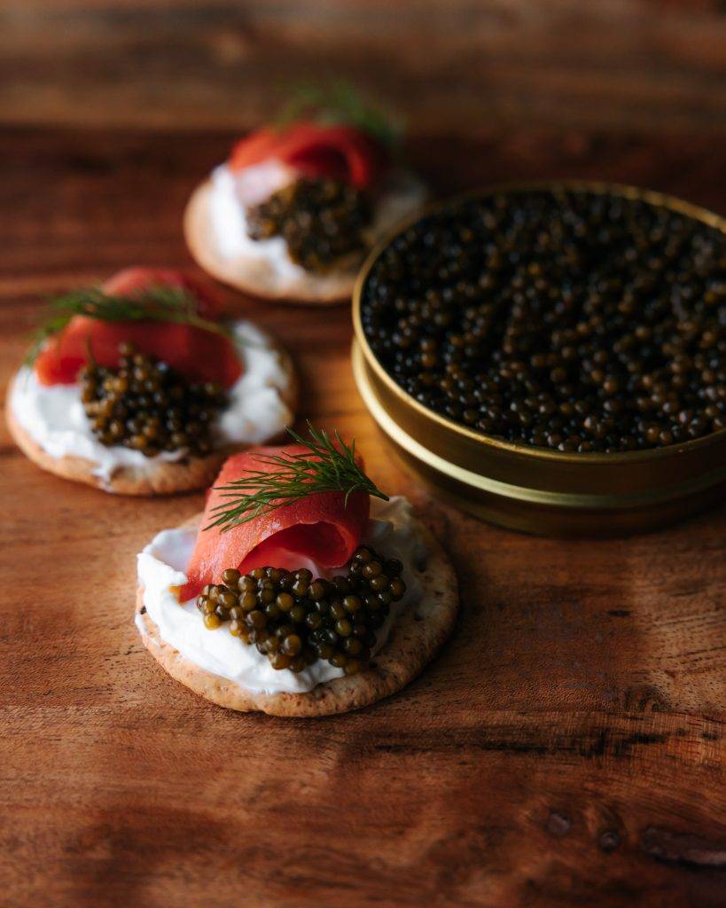 Cru caviar